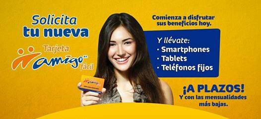 tarjeta amigo facil